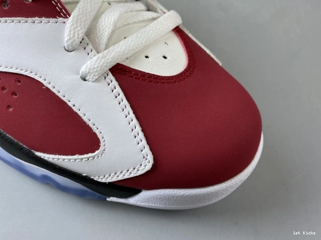 1st Kicks AIR 'CARMINE' 384664-160 RETRO 2014 JORDAN 6 0731